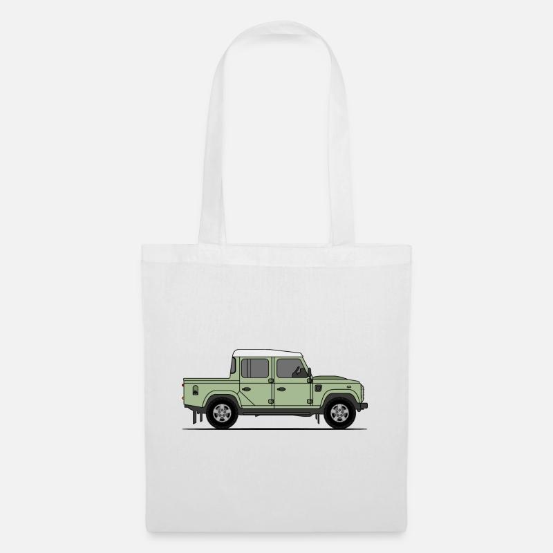 Defender Double Cab - Tote Bag - white