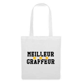 Graffiti / Tag / Writer / Street Art - Sac en tissu - blanc - Devant