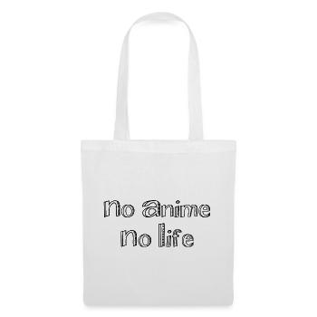 no anime no life - Tote Bag - white - Front