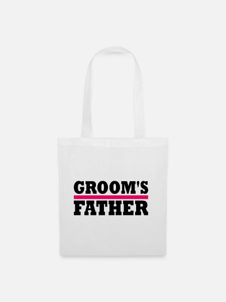 Grooms father - Stoffbeutel - Weiß