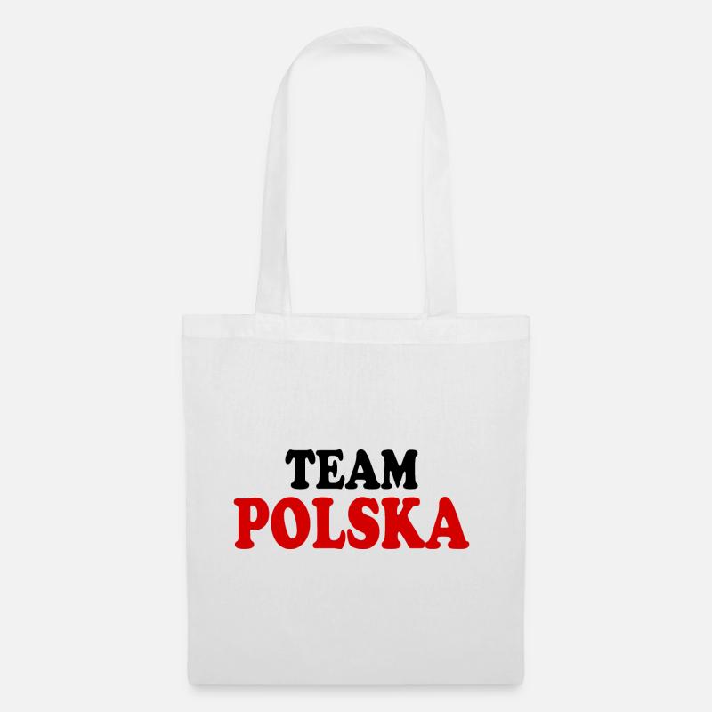 Polen - Stoffbeutel - Weiß