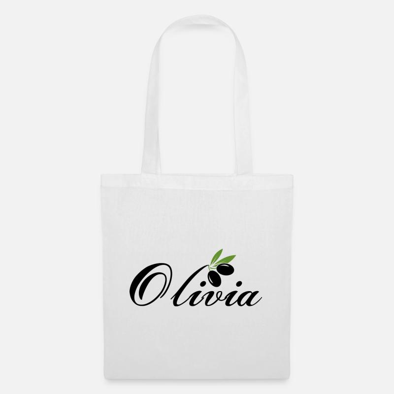 Olivia Olive - Stoffbeutel - Weiß