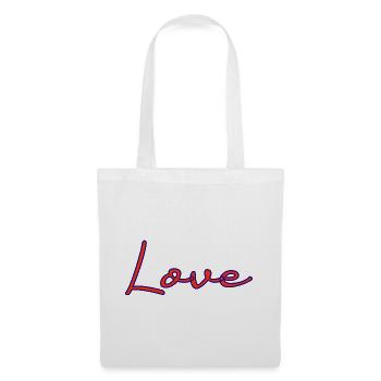 LOVE. COUPLE. JUST MARRIED. bachelorette party. SAINT VALENTINE. - Tote Bag - white - Front