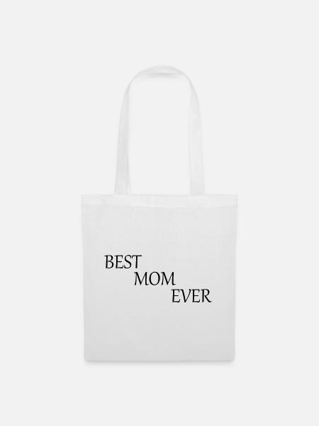 Spruch Muttertag Beste Mama der Welt Muttertag Mom - Stoffbeutel - Weiß