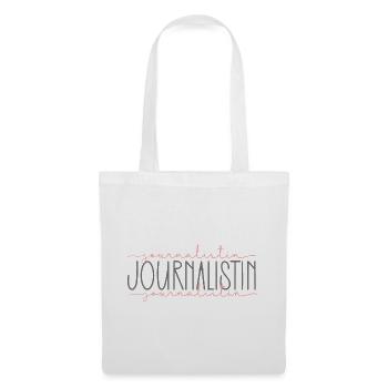 Journalistin Geschenk Journalismus Beruf - Stoffbeutel - Weiß - Vorne