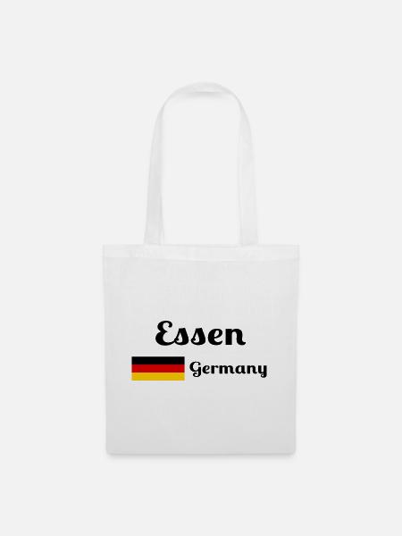 Essen, Deutschland - Stylische Drucke - Stoffbeutel - Weiß