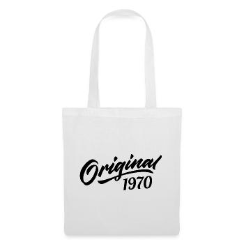 Vintage 1970 Anniversary 1970 Original 1970's - Tote Bag - white - Front