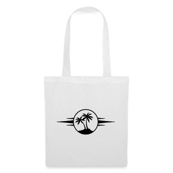 Island Palm Tree Icon - Tote Bag - white - Front