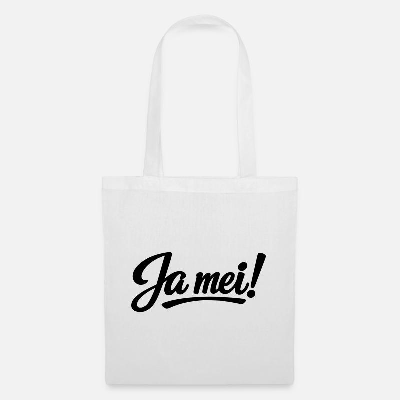 Ja mei - Stoffbeutel - Weiß
