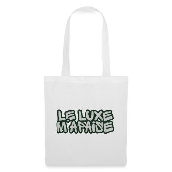 Le Luxe Graffiti Français - Sac en tissu - blanc - Devant