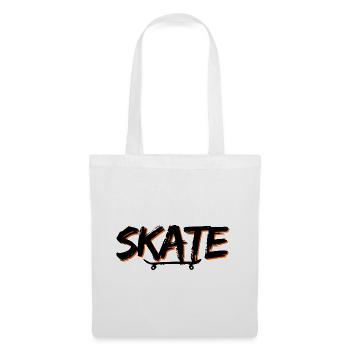 Skate Bold Graffiti Design - Stoffbeutel - Weiß - Vorne