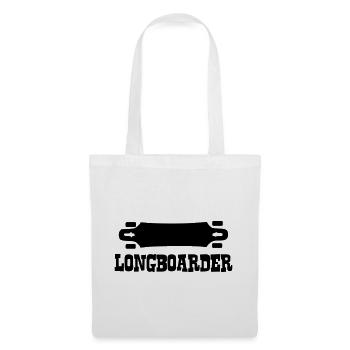 Longboard,Longboarder,Skateboard,Skate,Skater - Tote Bag - white - Front