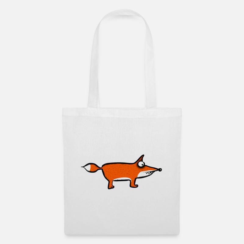 Fuchs - Stoffbeutel - Weiß
