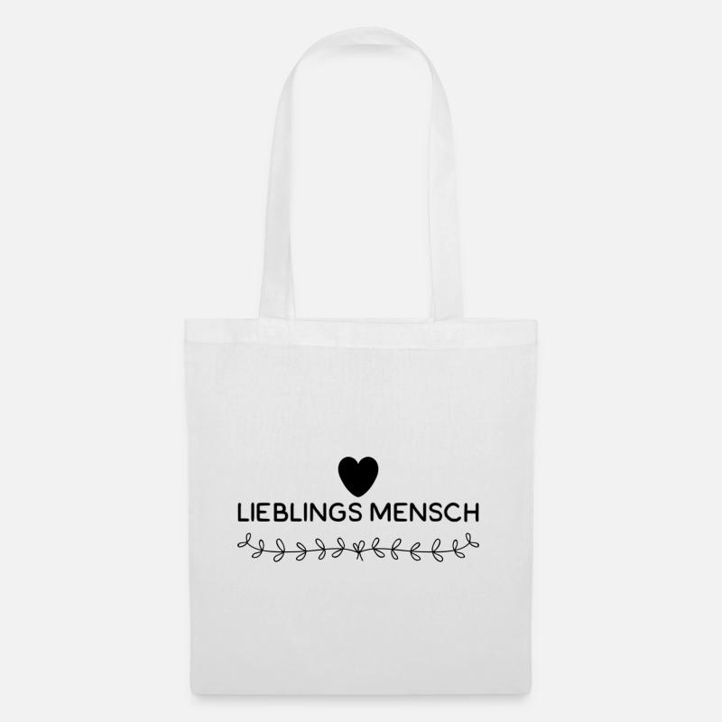 Lieblingsmensch - Stoffbeutel - Weiß