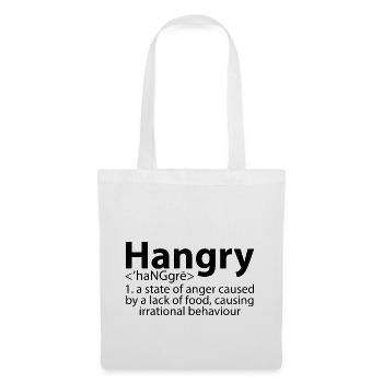 Hangry Definition 2 - Stoffbeutel - Weiß - Vorne