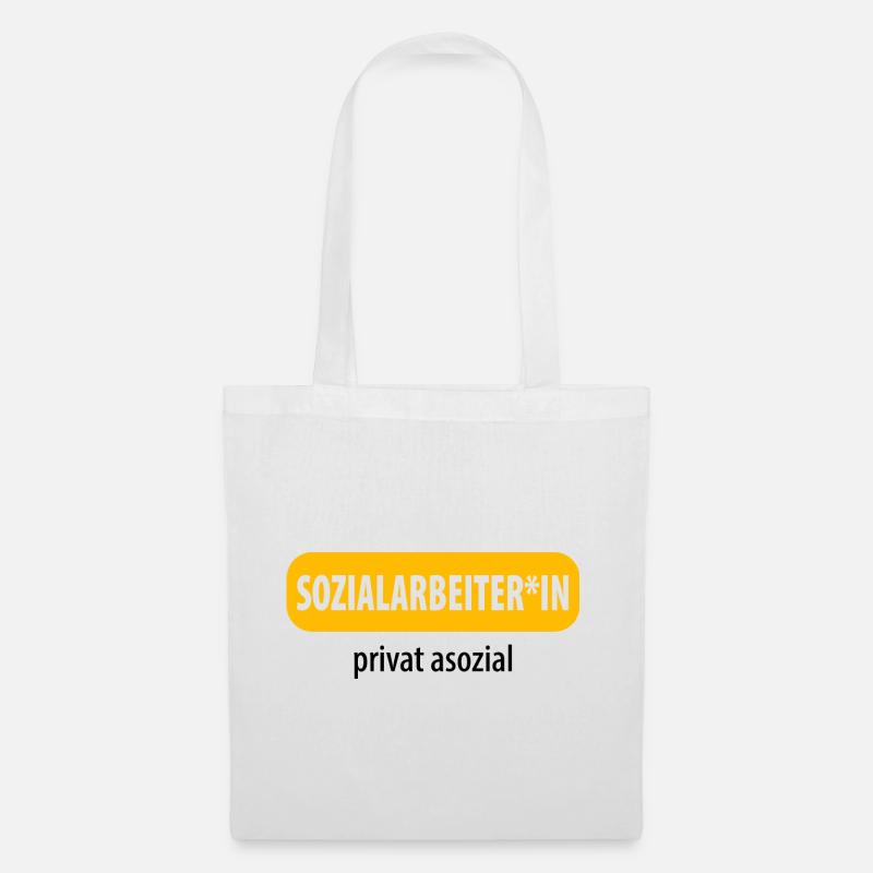 Soziale Arbeit - Stoffbeutel - Weiß