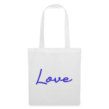 ICH LIEBE DICH. PAAR. ICH HABE GERADE GEHEIRATET. Junggesellinnenabschied. LIEBE - Stoffbeutel - Weiß - Vorne
