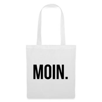 MOIN. T-shirt Amoureux de la côte nord-allemande Hambourg - Sac en tissu - blanc - Devant
