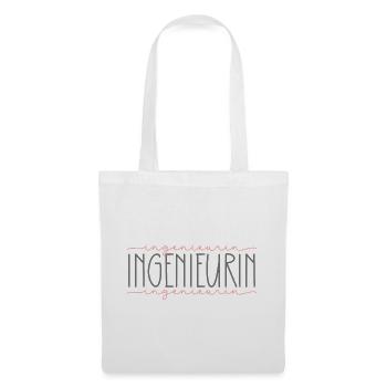 Ingenieurin Geschenk Ingenieur Studium Beruf - Stoffbeutel - Weiß - Vorne