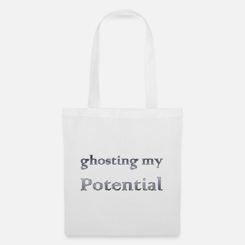 Ghosting My Potential - Tote Bag - white