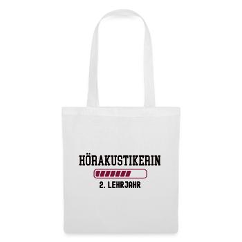 Apprenticeship as a hearing aid acoustician, 2nd year of training, hearing aid acoustician - Tote Bag - white - Front