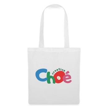 choe creative texte - Sac en tissu - blanc - Devant