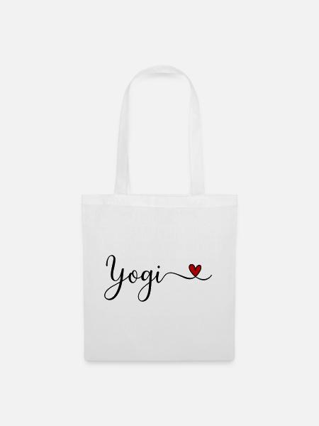 Yogi - Stoffbeutel - Weiß