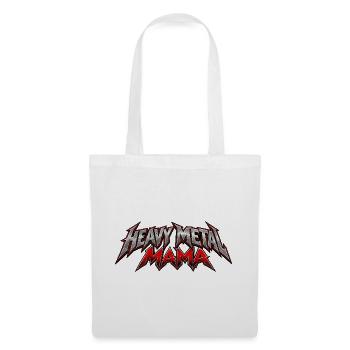 Metal Mama – Rockerin mit Power - Stoffbeutel - Weiß - Vorne