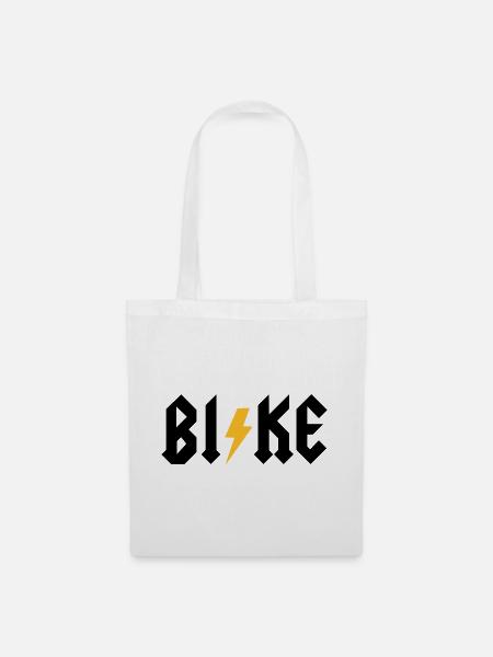 BI!KE - Stoffbeutel - Weiß