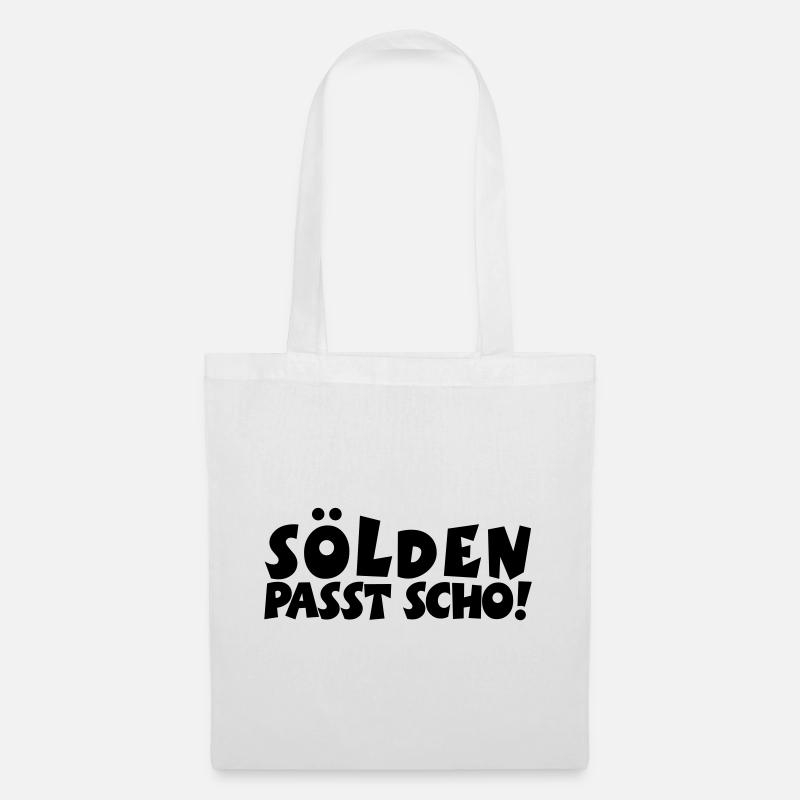 Sölden Passt Scho! - Stoffbeutel - Weiß