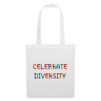 Célébrez la diversité - Sac en tissu - blanc - Devant