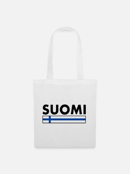 Suomi - Stoffbeutel - Weiß