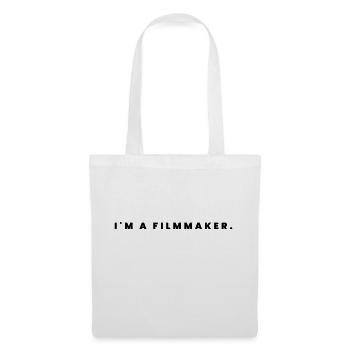 I'm a filmmaker - white edition - Stoffbeutel - Weiß - Vorne