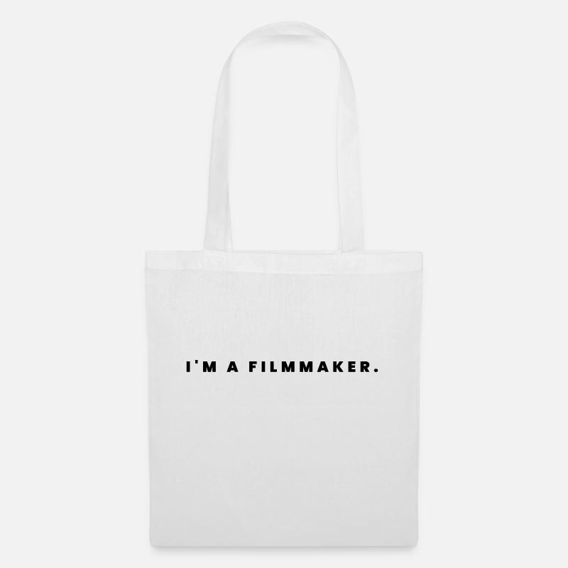 I'm a filmmaker - white edition - Stoffbeutel - Weiß