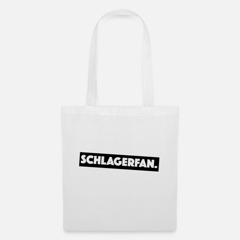 Schlagerfan Kollektion - Stoffbeutel - Weiß