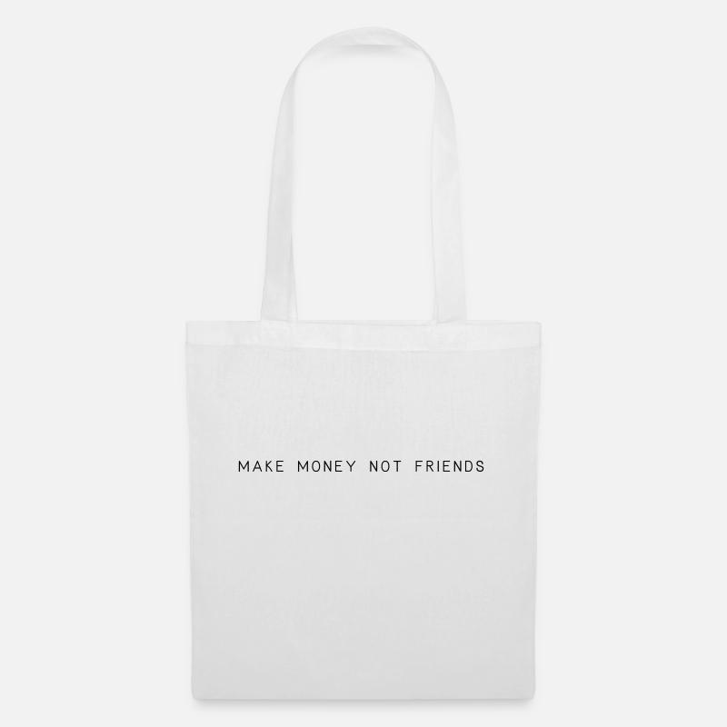 money not friends 2 - Stoffbeutel - Weiß