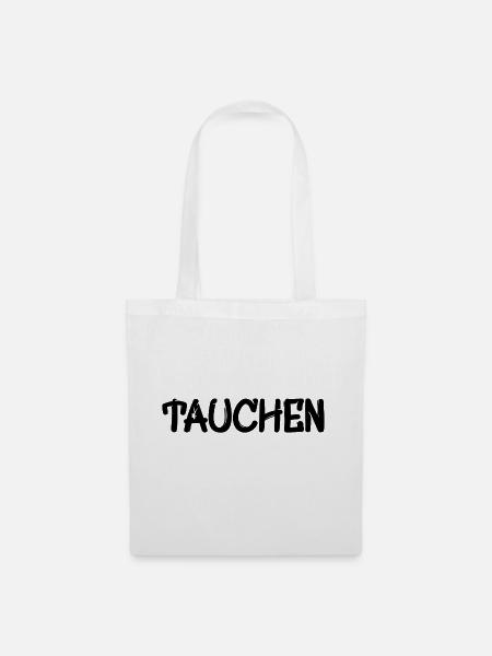 tauchen taucher - Stoffbeutel - Weiß