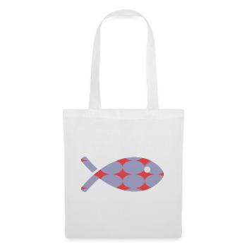 POISSON - Sac en tissu - blanc - Devant