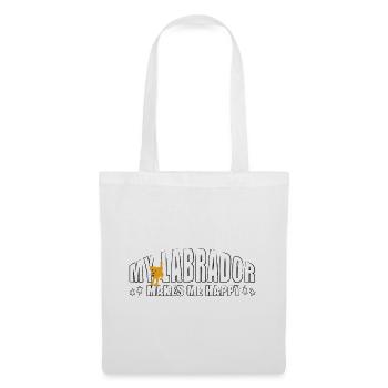 MY LABRADOR makes me happy - Tote Bag - white - Front