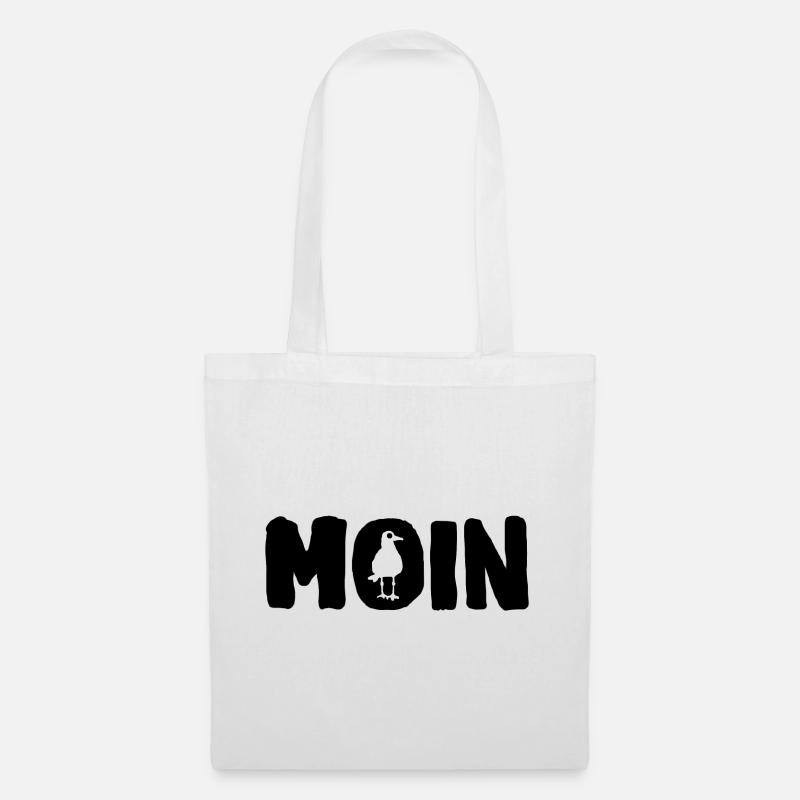 Geschenkidee Moin - Stoffbeutel - Weiß