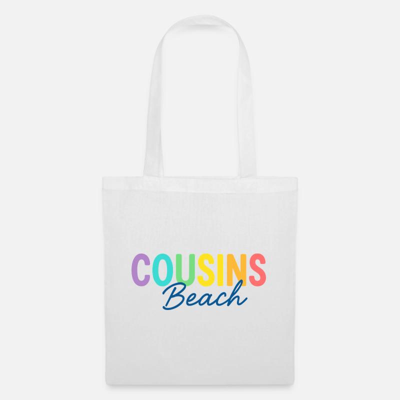 Cousins Beach – Colorful Summer - Stoffbeutel - Weiß