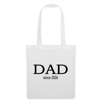 Dad since 2026 - Stoffbeutel - Weiß - Vorne