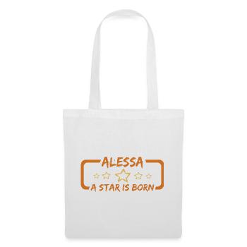 Cadeau Alessa - Sac en tissu - blanc - Devant