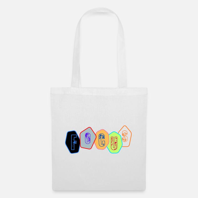 Focus in chrome blocks - Tote Bag - white