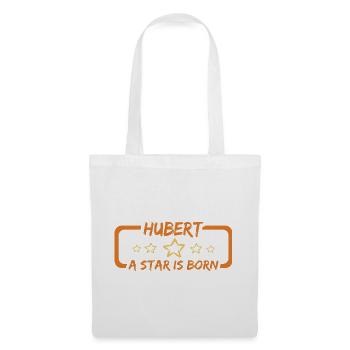 Cadeau pour Hubert - Sac en tissu - blanc - Devant