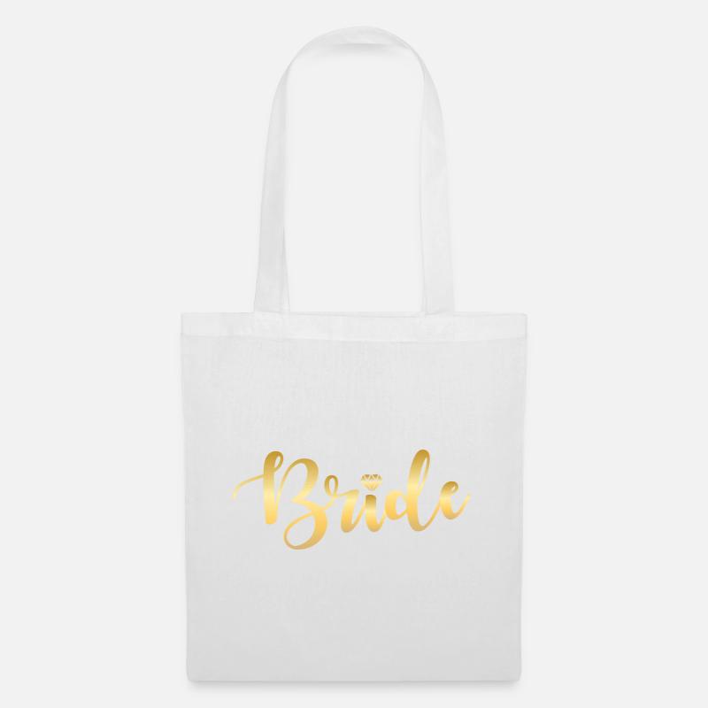 Bride - Tote Bag - white