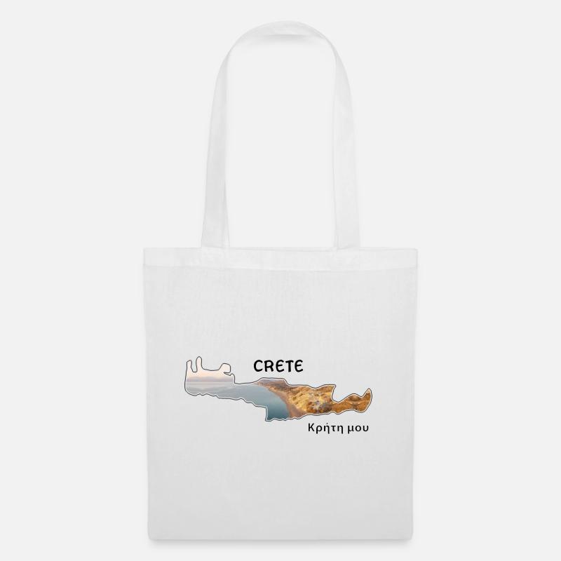 Crete Comos Beach - Tote Bag - white
