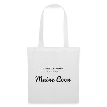 I'm not an animal - Maine Coon - Pacifico style - Sac en tissu - blanc - Devant