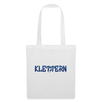 Klettern Sport Bouldern Climbing - Stoffbeutel - Weiß - Vorne