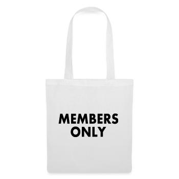 Members only - Tote Bag - white - Front